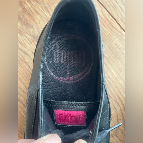 👣 FITFLOP Super T Leather Sneakers (Sz. 8) - Picture 5 of 7